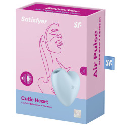 SATISFYER - CUTIE HEART AIR PULSE STIMULATOR & VIBRATOR – Produktansicht 4