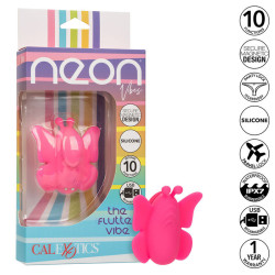 CALEXOTICS - NEON VIBES DER FLUTTER VIBE STIMULATOR 10 VIBRATIONEN ROSA – Produktansicht 2