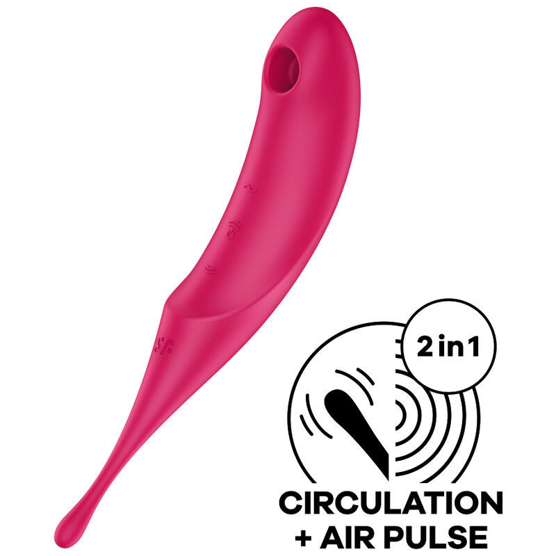 SATISFYER - TWIRLING PRO AIR PULSE STIMULATOR & VIBRATOR
