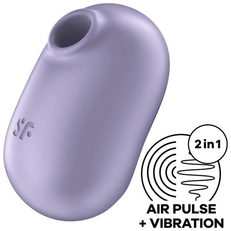 SATISFYER - PRO TO GO 2 DOPPELTER LUFTPULSSTIMULATOR & VIBRATOR