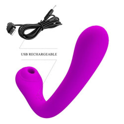 PRETTY LOVE - ALEX LILAC VIBRATOR UND KLITORISAUGGER – Produktansicht 5
