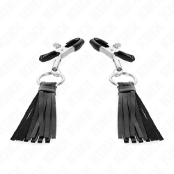 KINK - KUNSTLEDER QUASTEN NIPPELKLEMMEN 6 CM – Produktansicht 2