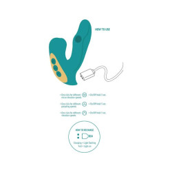 XOCOON - ETERNAL LOVE VIBE STIMULATOR GRÜN – Produktansicht 6