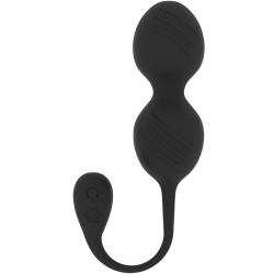 RITHUAL - NISHA - WIEDERAUFLADBARE VIBRIERENDE KEGELBLLE SCHWARZ – Produktansicht 2
