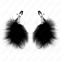 KINK - FEDERNIPPENKLEMME SCHWARZ 7 CM – Produktansicht 2