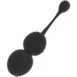 RITHUAL - NISHA - WIEDERAUFLADBARE VIBRIERENDE KEGELBLLE SCHWARZ – Produktansicht 5