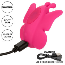 CALEXOTICS - NEON VIBES DER FLUTTER VIBE STIMULATOR 10 VIBRATIONEN ROSA – Produktansicht 9