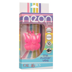 CALEXOTICS - NEON VIBES DER FLUTTER VIBE STIMULATOR 10 VIBRATIONEN ROSA – Produktansicht 11