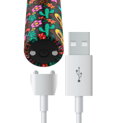 CUSTOM BULLETS - FLORAL RECHARGEABLE BULLET 10 INTENSITIES – Produktansicht 4