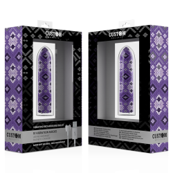 CUSTOM BULLETS - RECHARGEABLE SNAKE PURPLE MAGNETIC BULLET 10V – Produktansicht 4