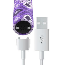 CUSTOM BULLETS - RECHARGEABLE SNAKE PURPLE MAGNETIC BULLET 10V – Produktansicht 5