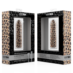 CUSTOM BULLETS - RECHARGEABLE BULLET LEOPARD 10 INTENSITIES – Produktansicht 4