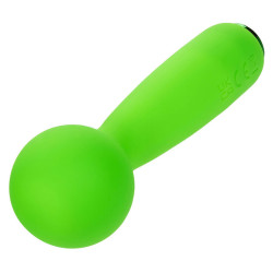 CALEXOTICS - NEON VIBES THE BUBBLY VIBE MINI-MASSAGER 10 VIBRATIONEN GRÜN – Produktansicht 3