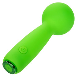 CALEXOTICS - NEON VIBES THE BUBBLY VIBE MINI-MASSAGER 10 VIBRATIONEN GRÜN – Produktansicht 4