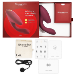 WOMANIZER - DUO 2 STIMULATOR BORDEAUX – Produktansicht 6