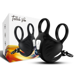 ARMONY - MANTA SCROTUM VIBRATOR RING SCHWARZ – Produktansicht 4