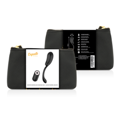 COQUETTE CHIC DESIRE - VIBRATIONSEI FERNBEDIENUNG WIEDERAUFLADBAR SCHWARZ/GOLD – Produktansicht 3