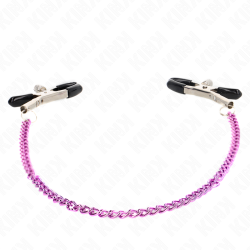 KINK - KETTE NIPPELKLEMMEN LILA 30 CM – Produktansicht 4