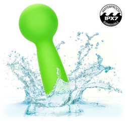 CALEXOTICS - NEON VIBES THE BUBBLY VIBE MINI-MASSAGER 10 VIBRATIONEN GRÜN – Produktansicht 9