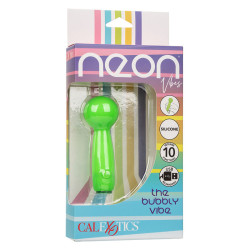 CALEXOTICS - NEON VIBES THE BUBBLY VIBE MINI-MASSAGER 10 VIBRATIONEN GRÜN – Produktansicht 10