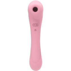 FEMINTIMATE - DAISY MASSAGER MIT SAUG- UND VIBRATOR PINK – Produktansicht 3