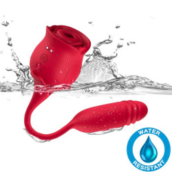 ARMONY - ROSEKNIGTH KLITORIS-SAUGER & VIBRATOR ROT – Produktansicht 3