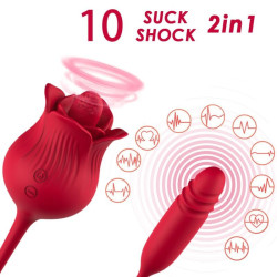 ARMONY - ROSELIP LECKT VIBRIERENDEN CLIT UND VIBRATOR ROT – Produktansicht 2