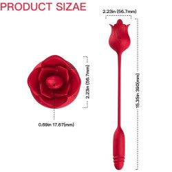 ARMONY - ROSELIP LECKT VIBRIERENDEN CLIT UND VIBRATOR ROT – Produktansicht 4