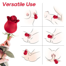 ARMONY - ROSA VIBRATOR & STIMULATOR ROT – Produktansicht 2