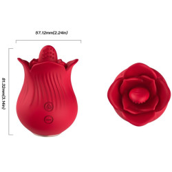 ARMONY - ROSA VIBRATOR & STIMULATOR ROT – Produktansicht 4