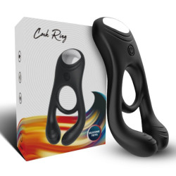 ARMONY - VEYRON DOPPEL-VIBRATOR-RINGSPIELZEUG FÜR PAARE MIT FERNBEDIENUNG SCHWARZ – Produktansicht 4