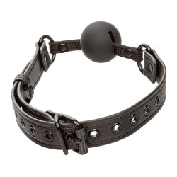CALEXOTICS - NOCTURNAL BALL GAG SILIKON SCHWARZ – Produktansicht 3