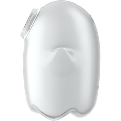SATISFYER - GLOWING GHOST AIR PULSE & VIBRATOR WEISS – Produktansicht 2