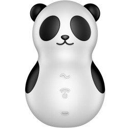 SATISFYER - POCKET PANDA STIMULATOR & VIBRATOR SCHWARZ WEISS – Produktansicht 2
