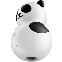 SATISFYER - POCKET PANDA STIMULATOR & VIBRATOR SCHWARZ WEISS – Produktansicht 5