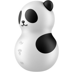 SATISFYER - POCKET PANDA STIMULATOR & VIBRATOR SCHWARZ WEISS – Produktansicht 6