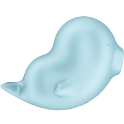SATISFYER - SASSY SEAL STIMULATOR & VIBRATOR BLAU – Produktansicht 2
