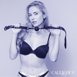 CALEXOTICS - NOCTURNAL BALL GAG SILIKON SCHWARZ – Produktansicht 6
