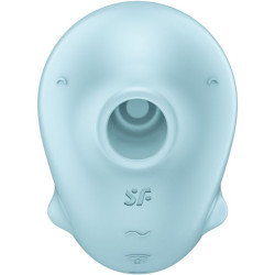 SATISFYER - SASSY SEAL STIMULATOR & VIBRATOR BLAU – Produktansicht 4