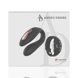 ANNE'S DESIRE - DUAL PLEASURE TECNOLOG A WATCHME SCHWARZ/GOLD – Produktansicht 17