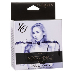 CALEXOTICS - NOCTURNAL BALL GAG SILIKON SCHWARZ – Produktansicht 7