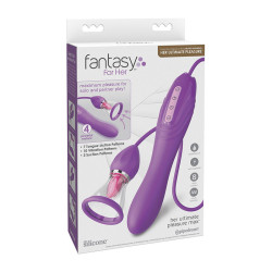 FANTASY FOR HER - ULTIMATE PLEASURE MAX SAUGSCHLAUCH MIT STIMULIERENDER ZUNGE LILA – Produktansicht 5