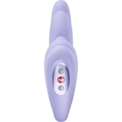 FUN FACTORY - VIVACE Einsetzbarer Doppel-Luftpulsvibrator Lila – Produktansicht 3