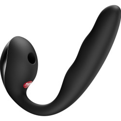 FUN FACTORY - ALLEGRO Einsetzbarer Doppel-Luftpulsvibrator Schwarz – Produktansicht 2