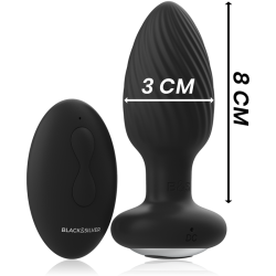 BLACK&SILVER - WELLS PLUG SILIKON ANAL ROTATOR FERNBEDIENUNG – Produktansicht 4