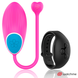 WEARWATCH - WATCHME-TECHNOLOGIE FERNBEDIENUNG EGG FUCHSIA / JET – Produktansicht 2
