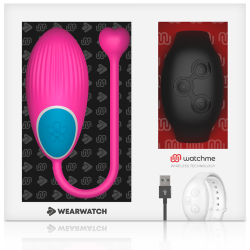WEARWATCH - WATCHME-TECHNOLOGIE FERNBEDIENUNG EGG FUCHSIA / JET – Produktansicht 6
