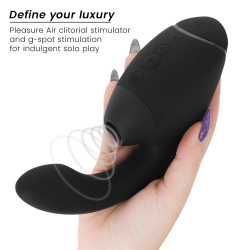 WOMANIZER - DUO NEXT DOPPELTER KLITORIS- & G-PUNKT-STIMULATOR SCHWARZ – Produktansicht 3