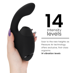 WOMANIZER - DUO NEXT DOPPELTER KLITORIS- & G-PUNKT-STIMULATOR SCHWARZ – Produktansicht 5