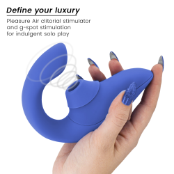 WOMANIZER - BLEND RABBIT VIBRATOR STIMULATOR VIBRANT BLUE – Produktansicht 3